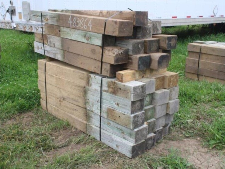 (2)-bundles-of-guardrail-posts-6''x8''x6'-long-image-1