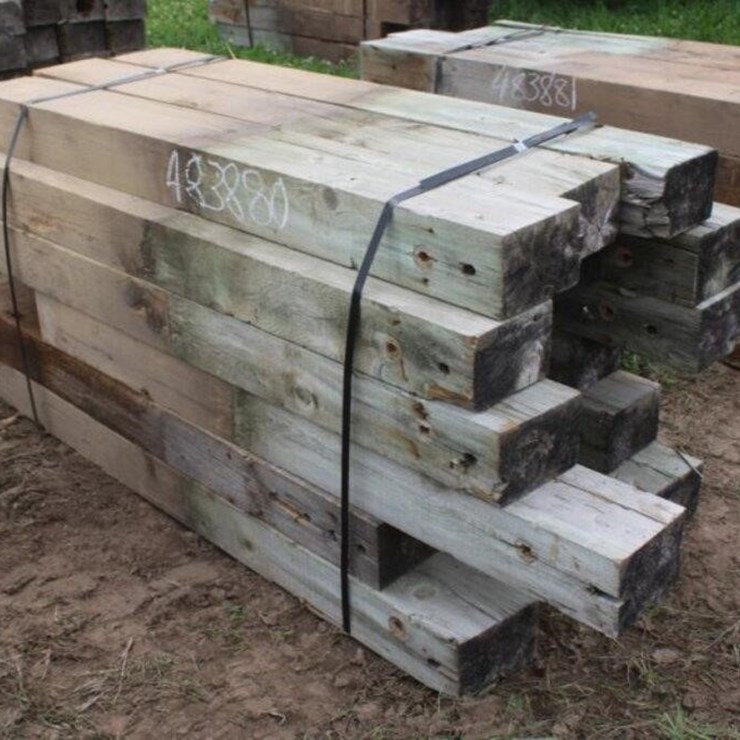 Bundle Of Guardrail Posts 6''x8''x6' Long
