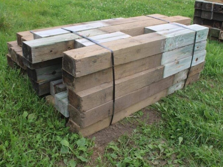 (2)-bundles-of-guardrail-posts-6''x8''x6'-long-image-1