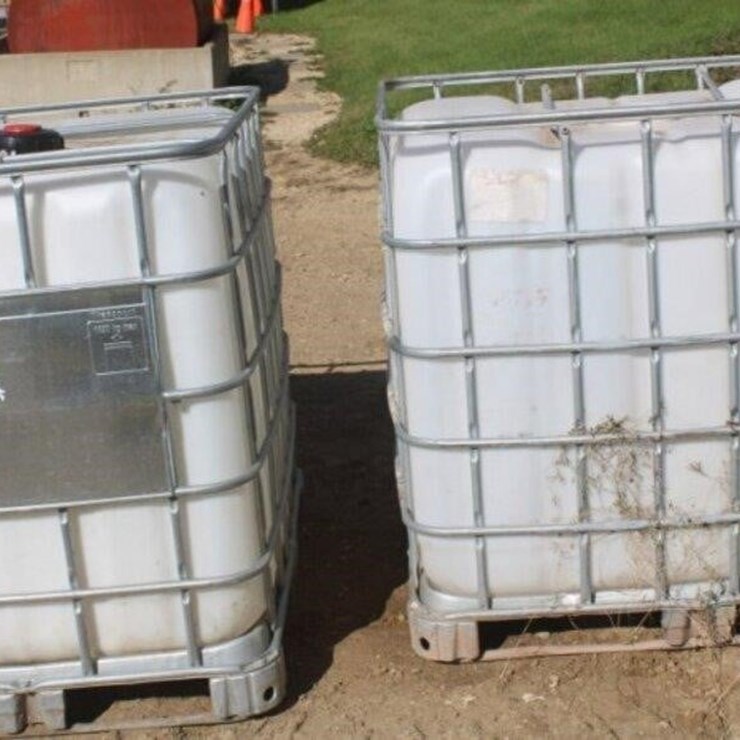 Poly Tanks In Cages