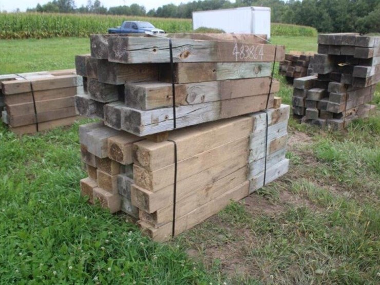 (2)-bundles-of-guardrail-posts-6''x8''x6'-long-image-2