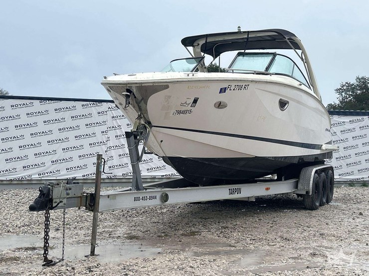 2018-27ft-regal-290bx-boat-w-tarpon-tri-axle-boat-trailer-image-1