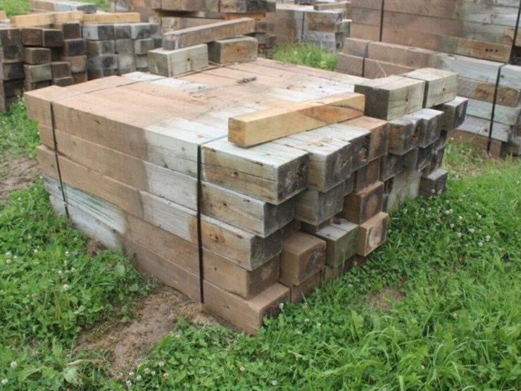 (2)-bundles-of-guardrail-posts-6''x8''x6'-long-image-4