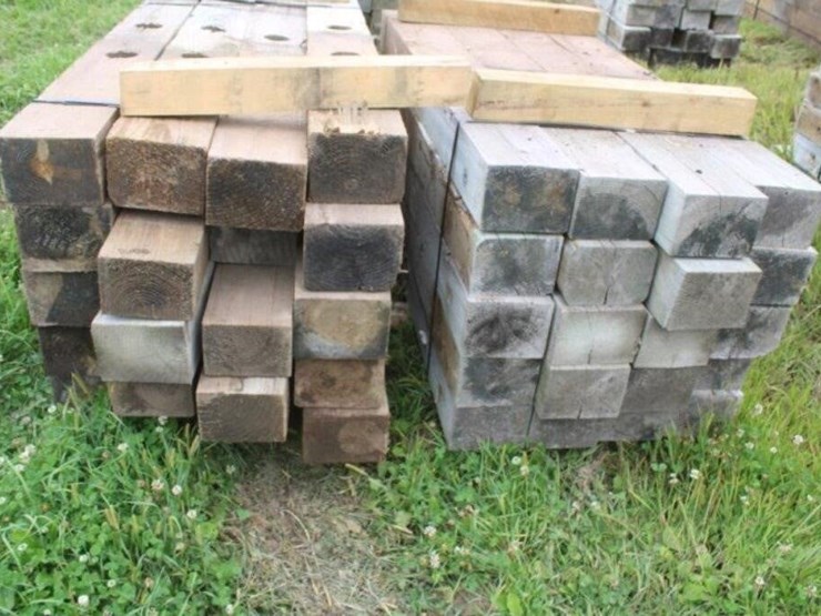 (2)-bundles-of-guardrail-posts-6''x8''x6'-long-image-5