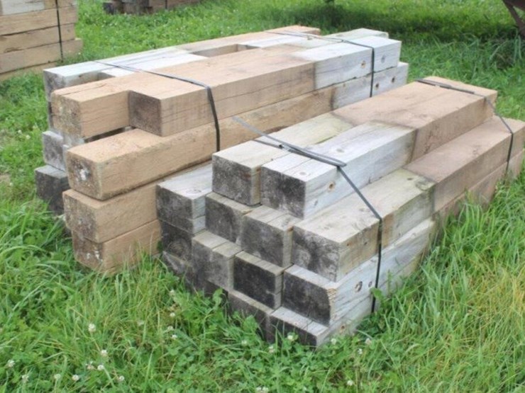 (2)-bundles-of-guardrail-posts-6''x8''x6'-long-image-3