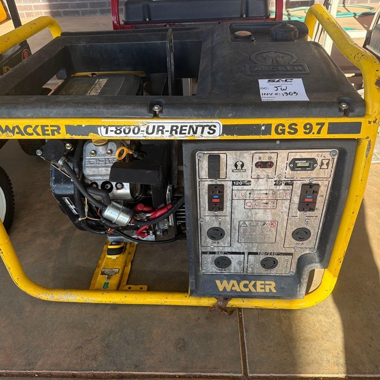 WACKER GS 9.7 GENERATOR