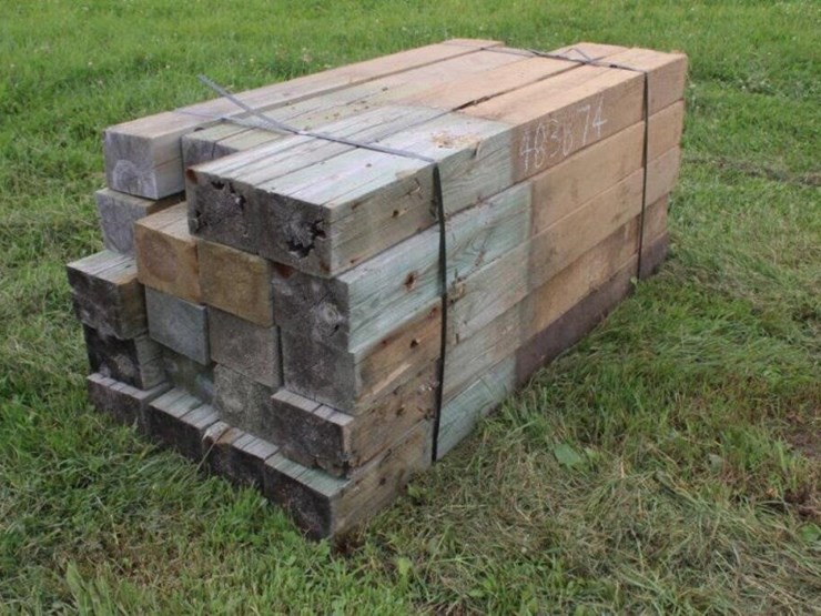 bundle-of-guardrail-posts-6''x8''x6'-long-image-1