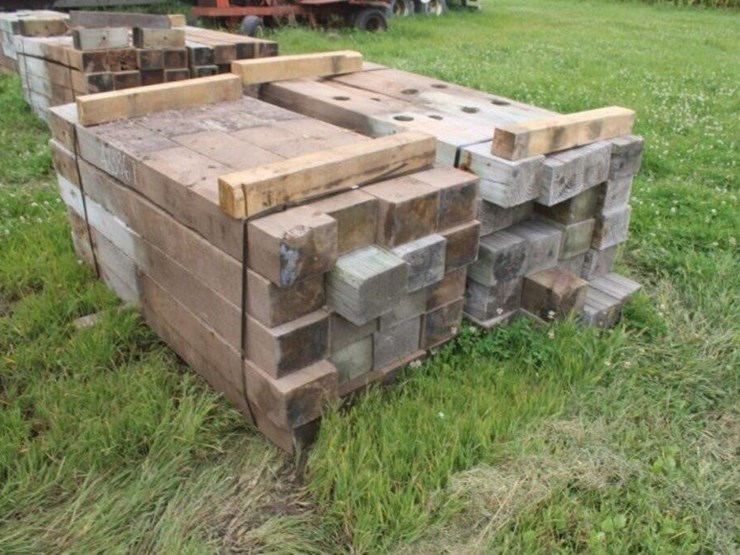(2)-bundles-of-guardrail-posts-6''x8''x6'-long-image-2