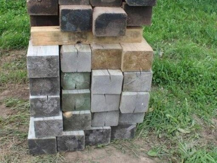 (2)-bundles-of-guardrail-posts-6''x8''x6'-long-image-5