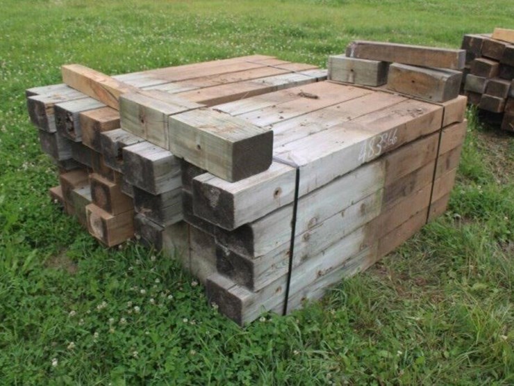 (2)-bundles-of-guardrail-posts-6''x8''x6'-long-image-1
