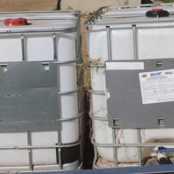 Poly Tanks In Cages