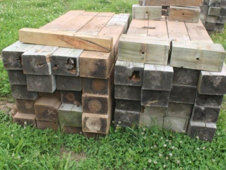 (2)-bundles-of-guardrail-posts-6''x8''x6'-long-image-5