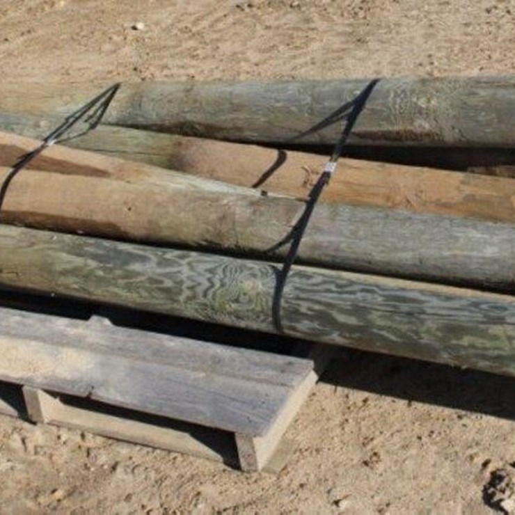 (8) Wooden Posts