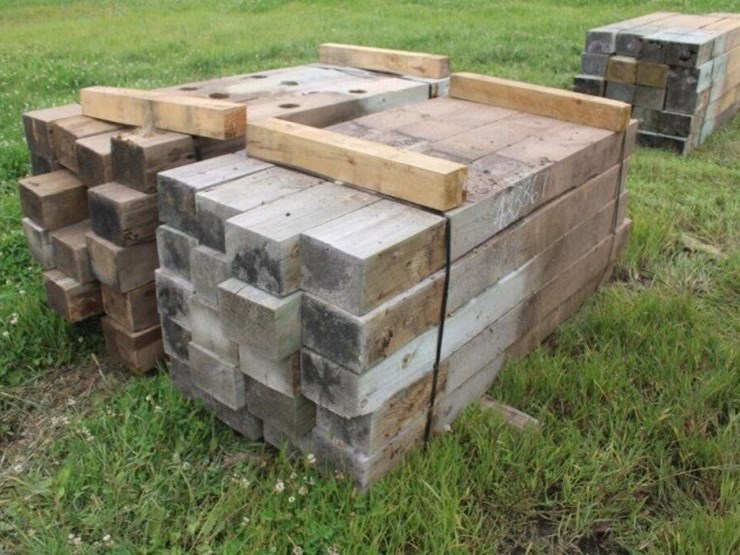 (2)-bundles-of-guardrail-posts-6''x8''x6'-long-image-1