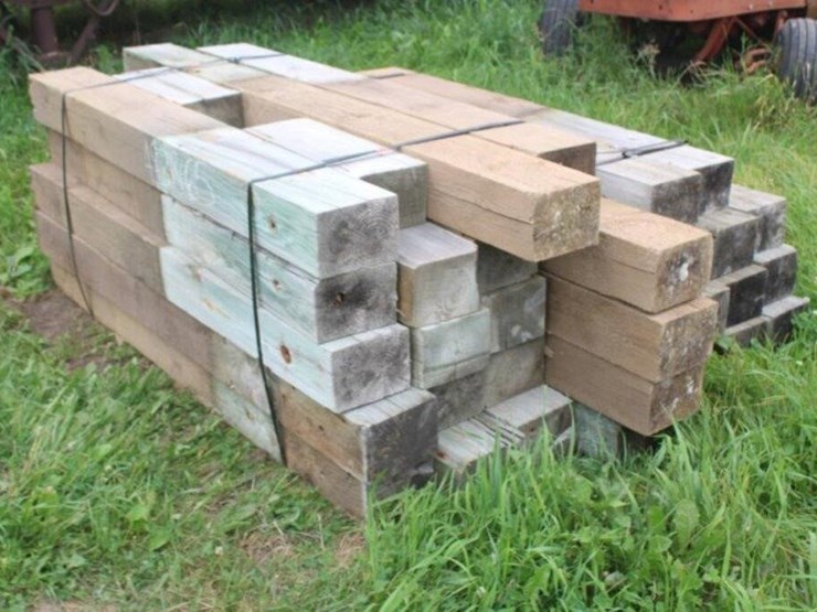 (2)-bundles-of-guardrail-posts-6''x8''x6'-long-image-2