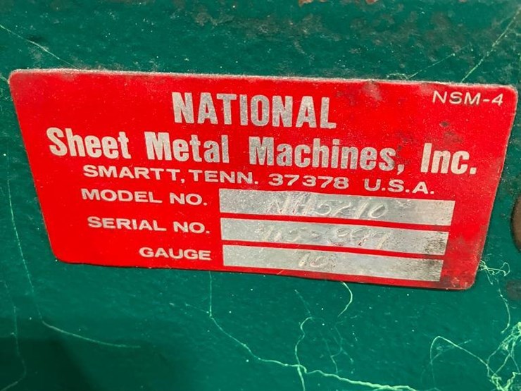national-nh5210-power-shear,-4'-x-10-gauge,-foot-pedal-control,-manual-back-gauge,-s/n-715-397,-w/-(-image-5