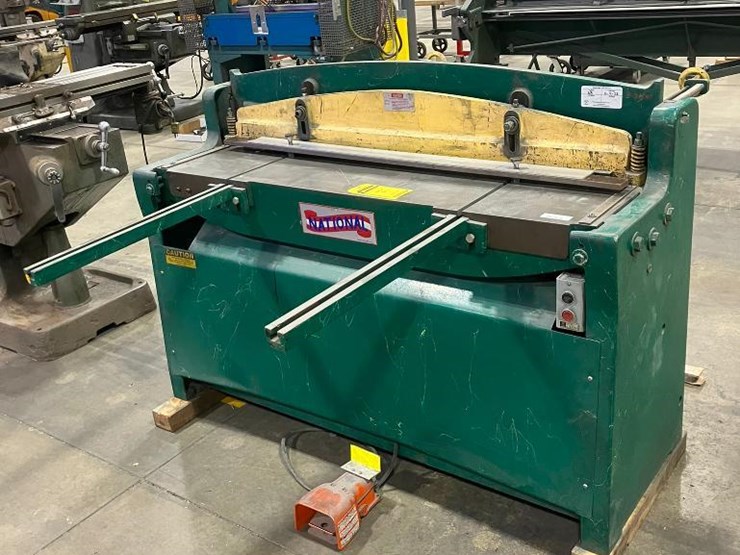 national-nh5210-power-shear,-4'-x-10-gauge,-foot-pedal-control,-manual-back-gauge,-s/n-715-397,-w/-(-image-2