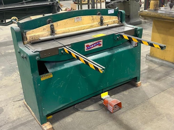 national-nh5210-power-shear,-4'-x-10-gauge,-foot-pedal-control,-manual-back-gauge,-s/n-715-397,-w/-(-image-3