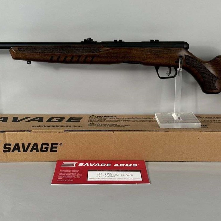 Savage Arms Canada/ Savage Arms B22 .22 LR Bolt Action Rifle SN# 4366056, Manual, In Original Box