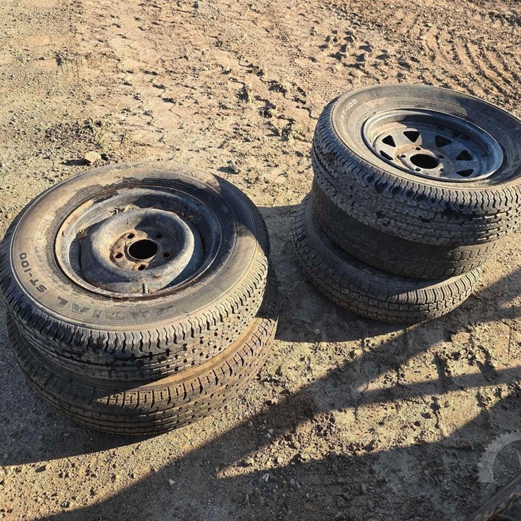 SET OF (4) 175/80R13 USED TIRES