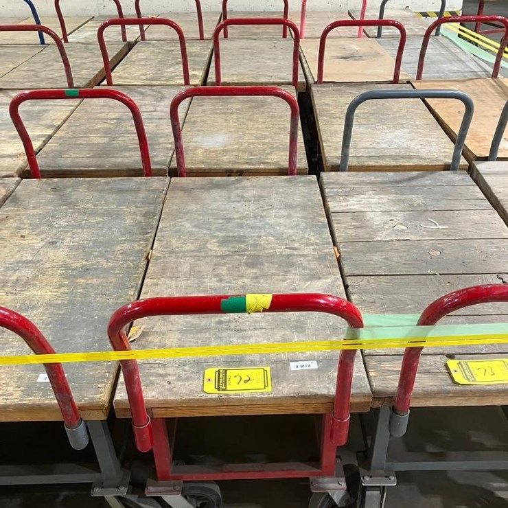 (4) HEAVY DUTY SHOP CARTS