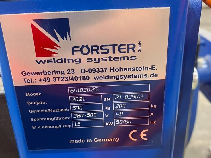 foster-welding-systems-portable-welding-fixture-positioner,-model-64103025,-s/n-21_0390.2-image-4