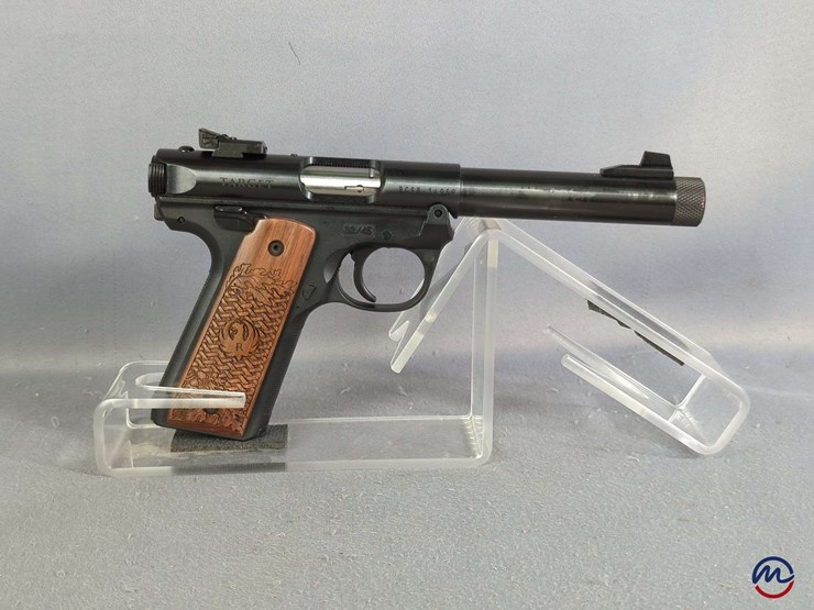 ruger-mark-iv-target-.22-lr-pistol-sn#-rcs8-14959,-2-total-mags,-manual,-in-original-hard-case-image-9