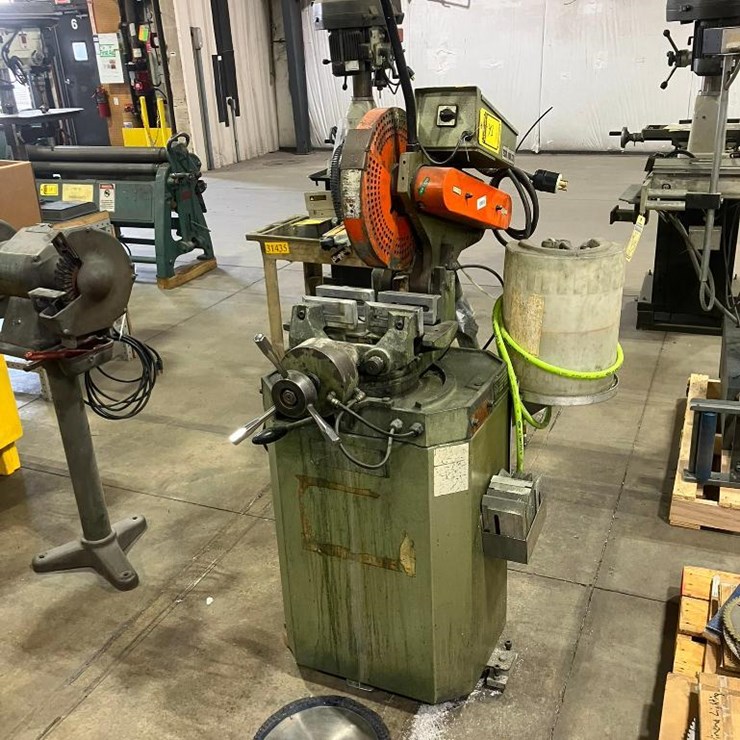 SCOTCHMAN MITER COLD SAW, TYPE CPO VS-350NS/PK, S/N 1406NF0799, 230V, 2-1/2 HP, BLADE DIAMETER 12",