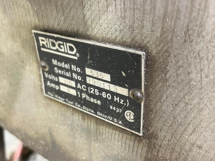 ridgid-535-pipe-threader,-115v-single-phase,-foot-pedal-control-image-4