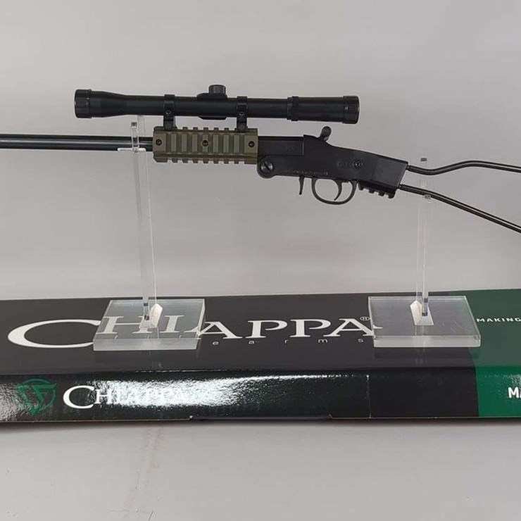 Chiappa Firearms Italy/ Chiappa Firearms Little Badger .22 LR Top Break Action Rifle SN# CFIT23D02886, 4x20 Scope, Manual, In Original Box