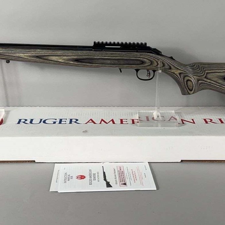 Ruger American .22 LR Bolt Action Rifle SN# 837-02695, Manual, In Original Box