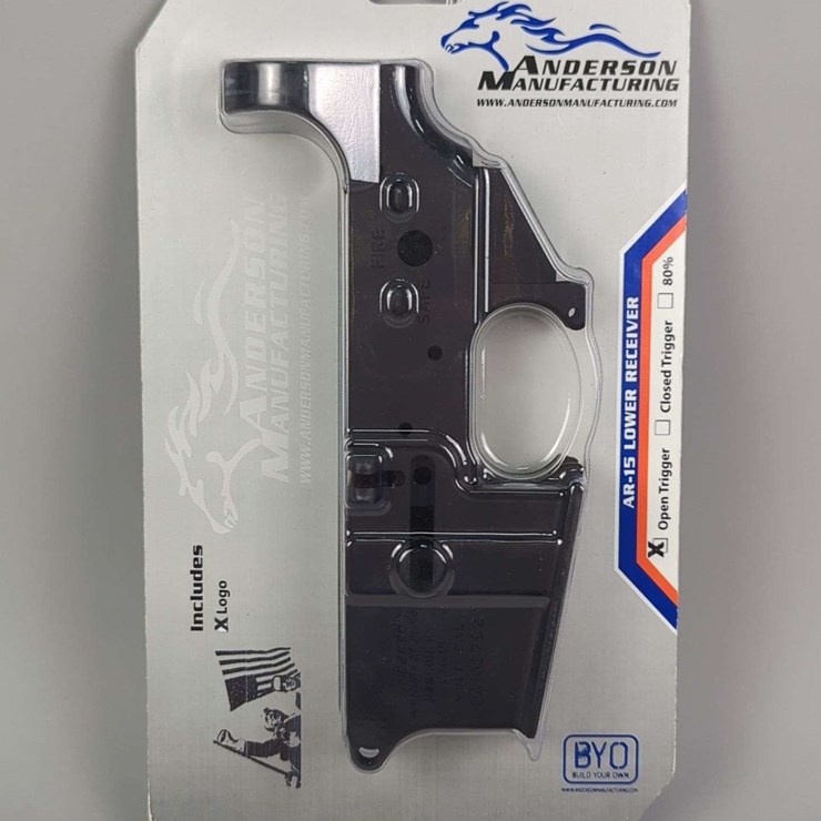 Anderson Mfg AM-15 Receiver SN# 24103782, Open Trigger Lower Receiver For AR-15, In Original Packaging
