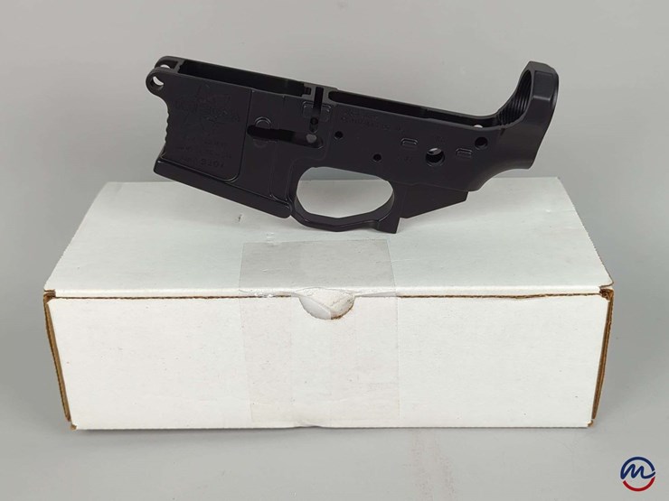 mega-arms-gtr-3h-receiver-sn#-mab-9107,-for-ar-15,-billet-lower-receiver,-with-bolt-catch-assembly-kit,-in-original-box-image-1