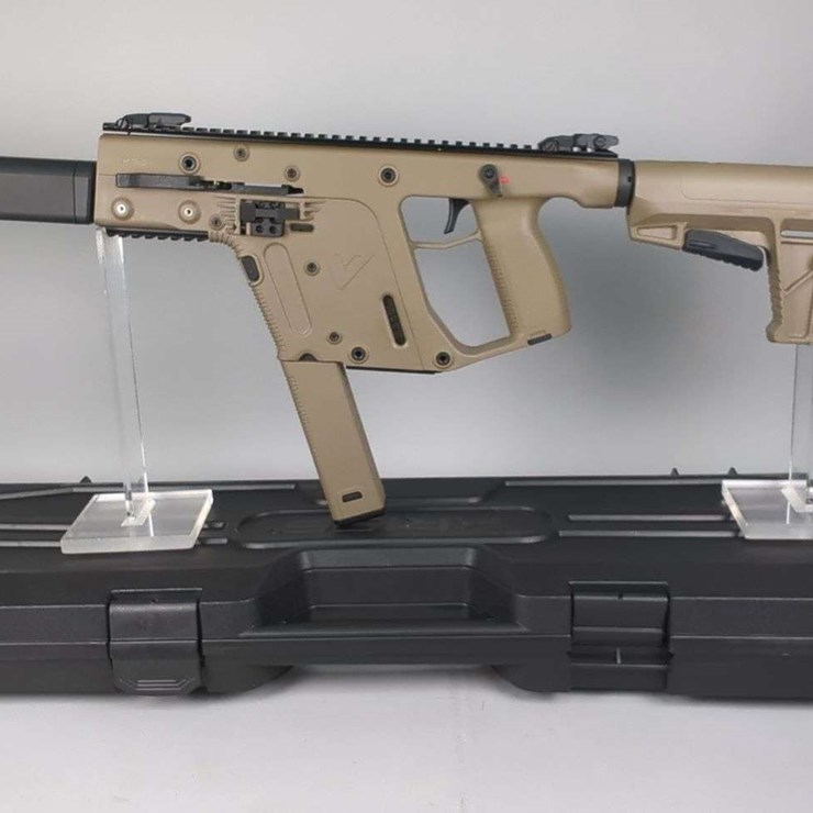 Kriss Vector CRB 9x19 Rifle SN# 919C022777, Adjustable Stock, Flip Up Peep Sights, Manual, With Hard Case, In Original Box