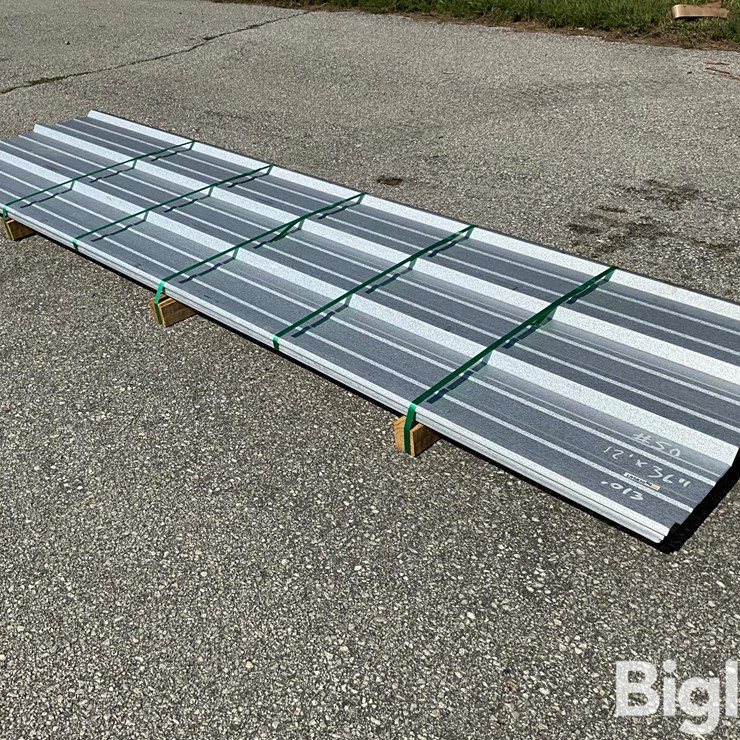12’ X (50) Galvanized Roofing/Sidewall Tin Sheets