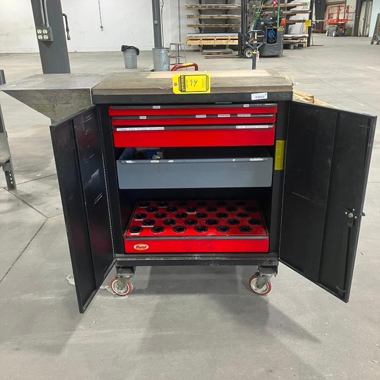 HUOT PORTABLE TOOL CABINET (NO CONTENTS)