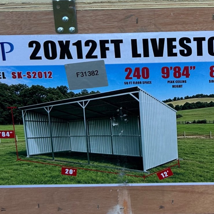 #128 • 20ft x 12ft Livestock Shed