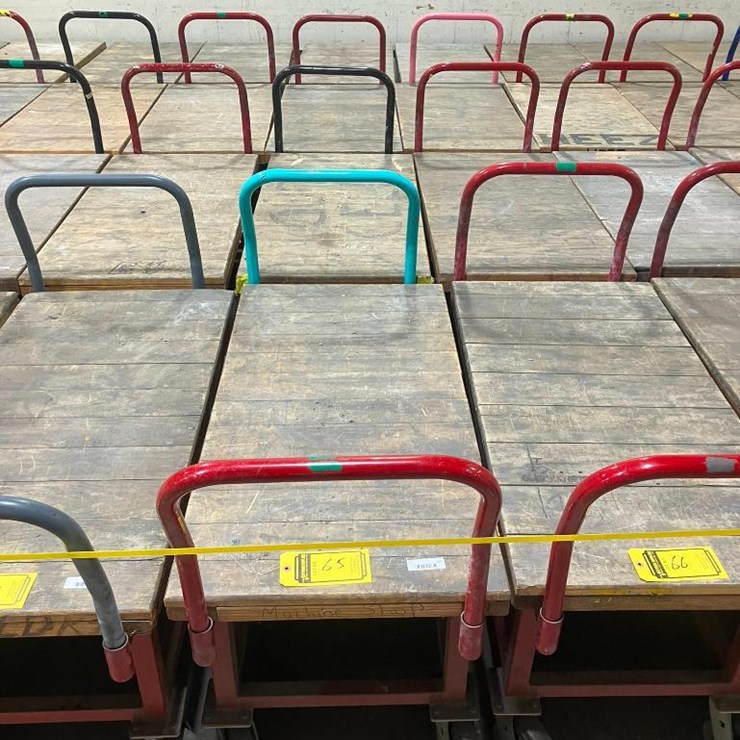 (4) HEAVY DUTY SHOP CARTS