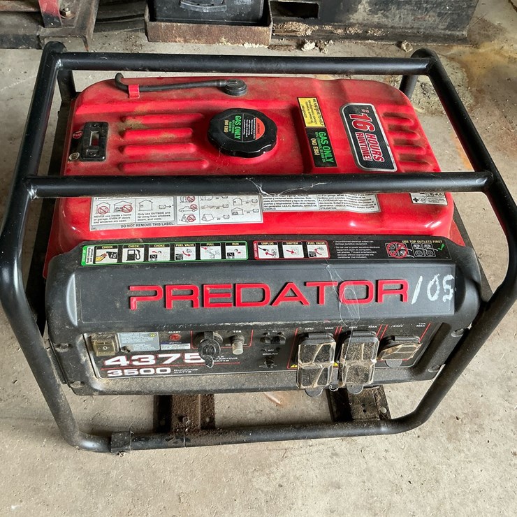 #105 • Predator 4375 Portable Gas Generator