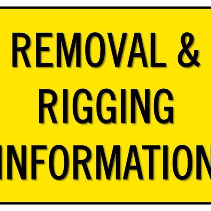 REMOVAL & RIGGING INFORMATION