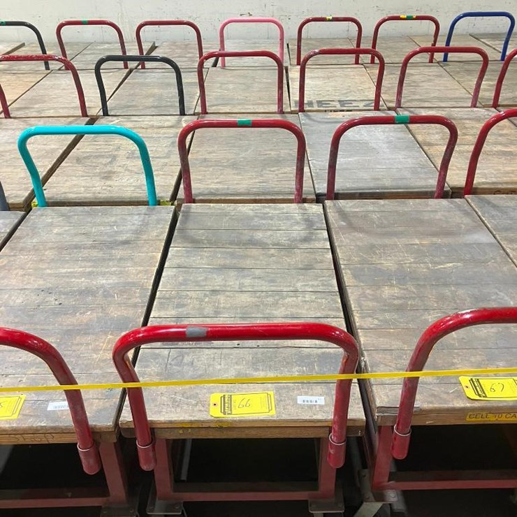 (4) HEAVY DUTY SHOP CARTS