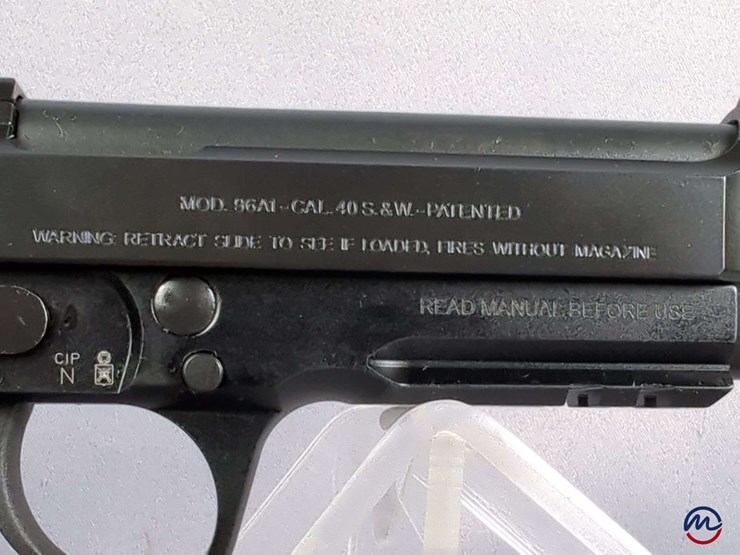 pietro-beretta/-beretta-usa-96a1-.40-s&w-pistol-sn#-a78986m,-3-total-mags,-manual,-in-original-hard-case-image-12
