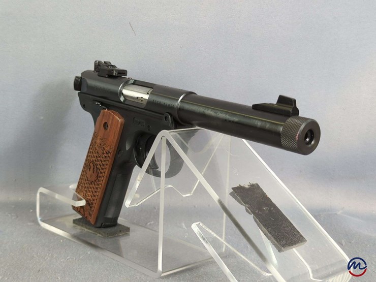 ruger-mark-iv-target-.22-lr-pistol-sn#-rcs8-14959,-2-total-mags,-manual,-in-original-hard-case-image-12