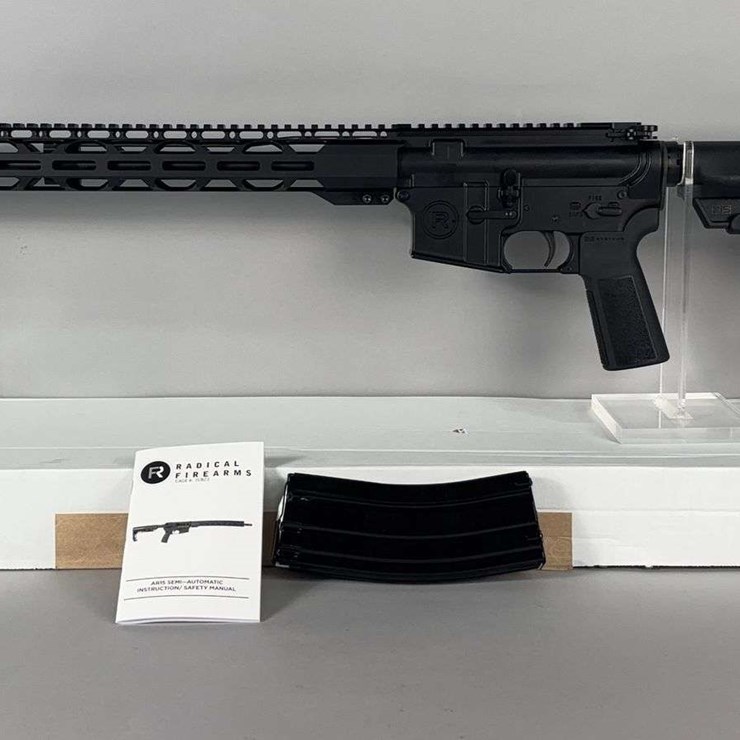 Radical Firearms RF-15 5.56 Nato Rifle SN# 25-082537, Adjustable Stock, Manual, In Original Box