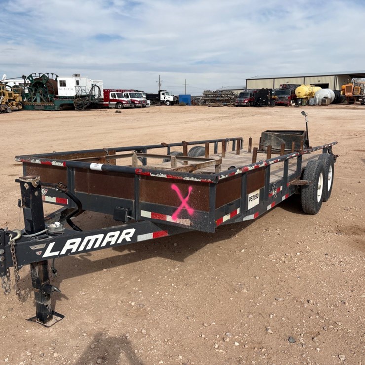 2023 LAMAR 20’ X 83” T/A BUMPER PULL UTILITY TRAILER