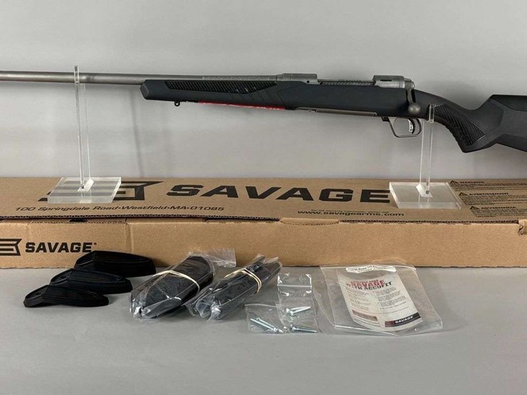 savage-arms-110-7mm-rem-mag-bolt-action-rifle-sn#-p806954,-left-handed,-butt-stock-extenders,-cheek-rest-adaptors,-manual,-in-original-box-image-1