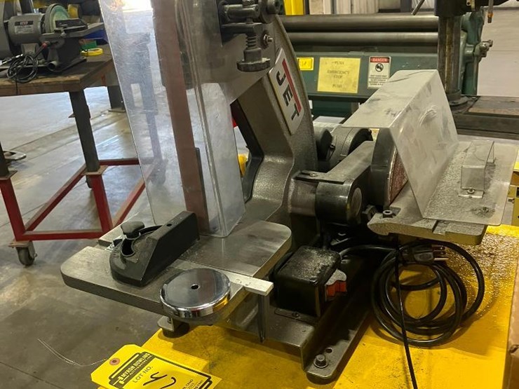 jet-model-j-4002-combination-sander,-1"-x-42"-belt,-8"-disc,-1/3-hp,-120v,-s/n-20110098-image-2