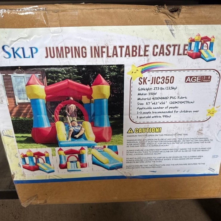 New SKLP Co Inflatable Bounce House (Castle) Model SK-JIC350