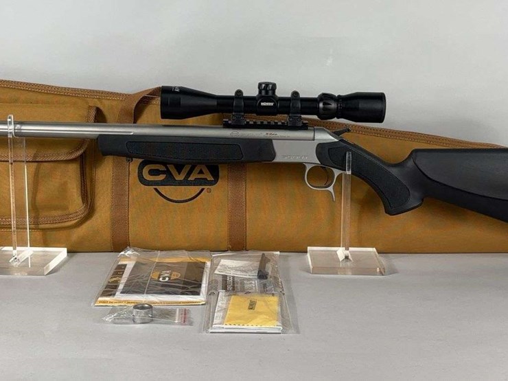 dikar/-bpi/-cva-scout-.35-whelen-top-break-action-rifle-sn#-61-06-015034-24,-konus-pro-3-9x40-scope,-manual,-in-soft-case-image-1