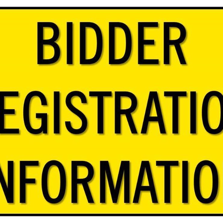 BIDDER REGISTRATION INFORMATION